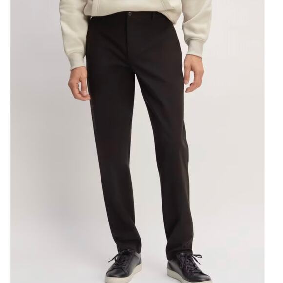 NWT Everlane Mens The Performance Chino Straight Fit in Black Size 32 x 34